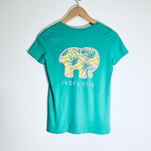 Ivory Ella Short Sleeve Shirt | Size XXS